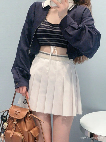 Miu 25fw pleated skirt