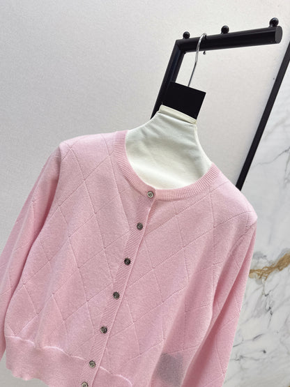 Pra 25fw knitted cardigan