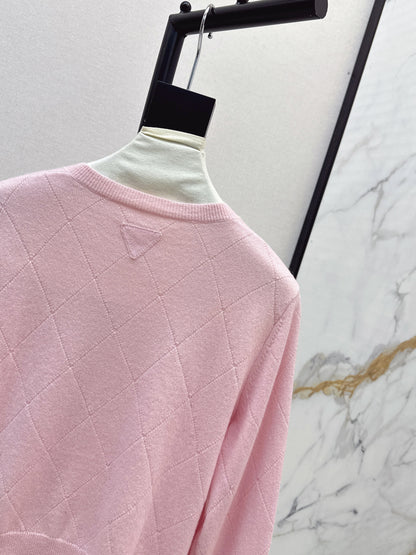 Pra 25fw knitted cardigan