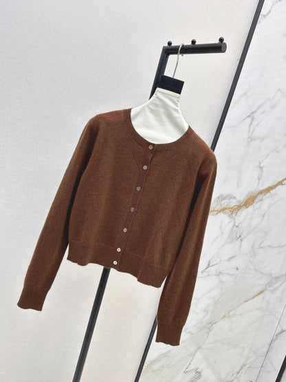 Pra 25fw knitted cardigan