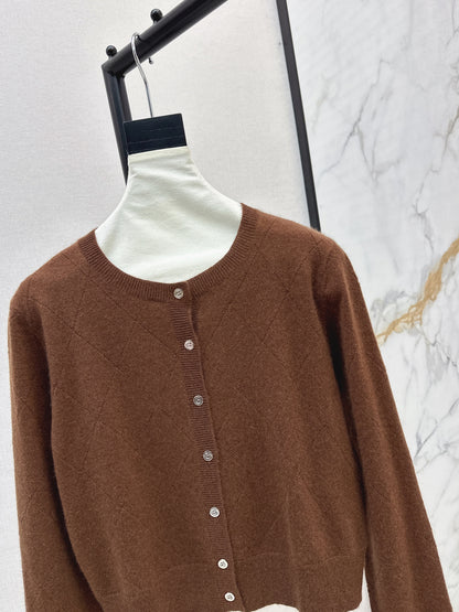 Pra 25fw knitted cardigan