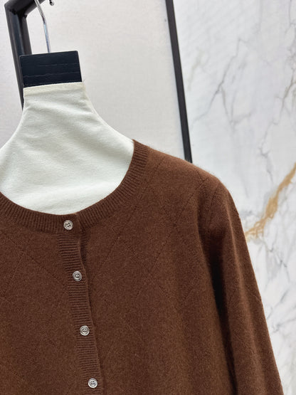 Pra 25fw knitted cardigan