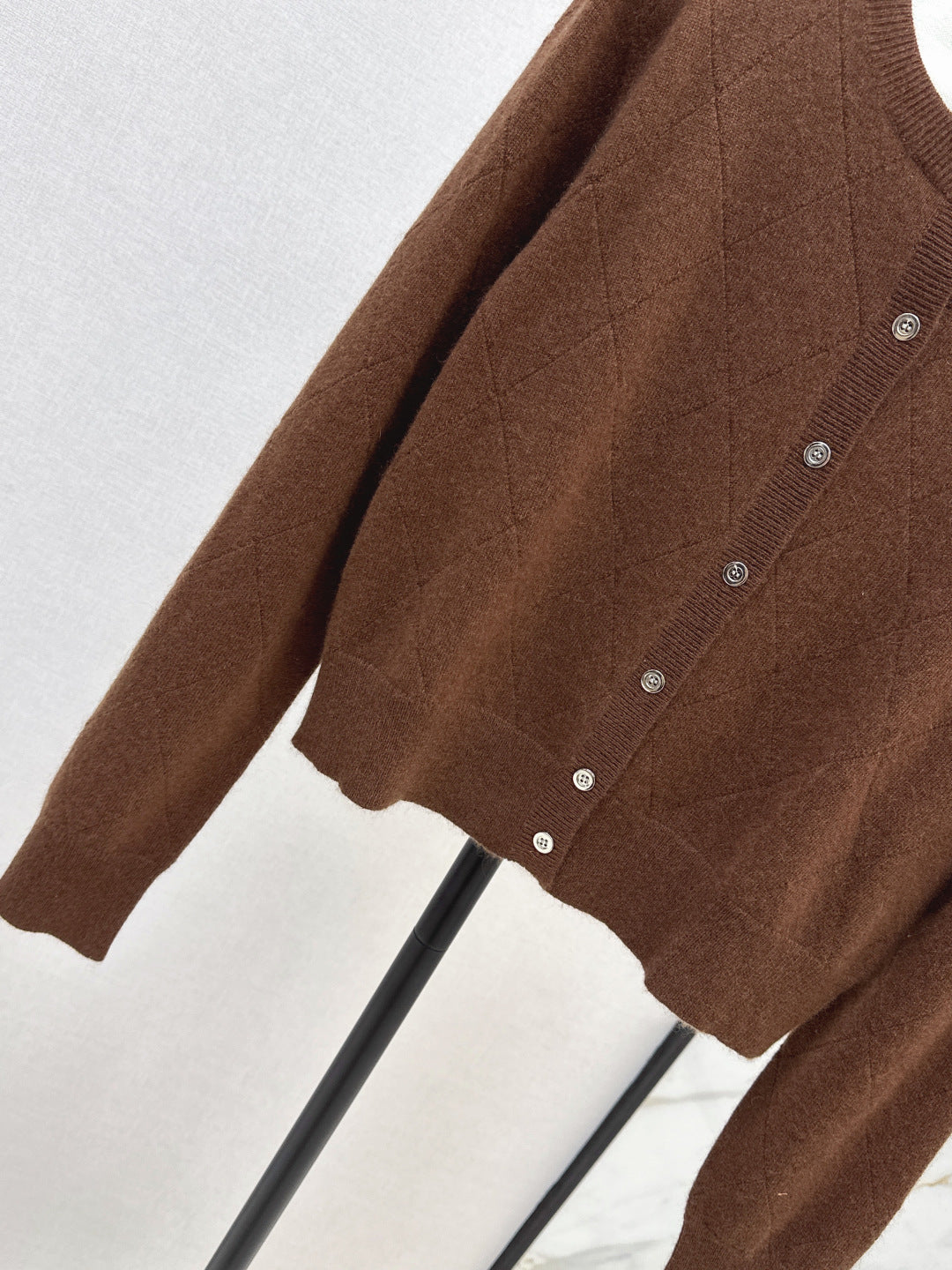 Pra 25fw knitted cardigan