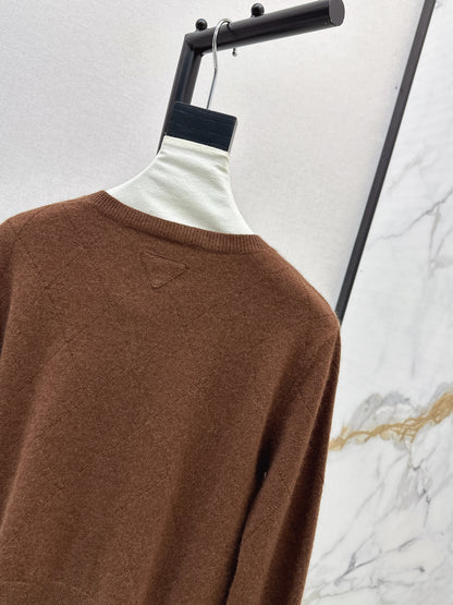 Pra 25fw knitted cardigan