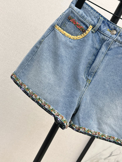 Valen 25fw denim short
