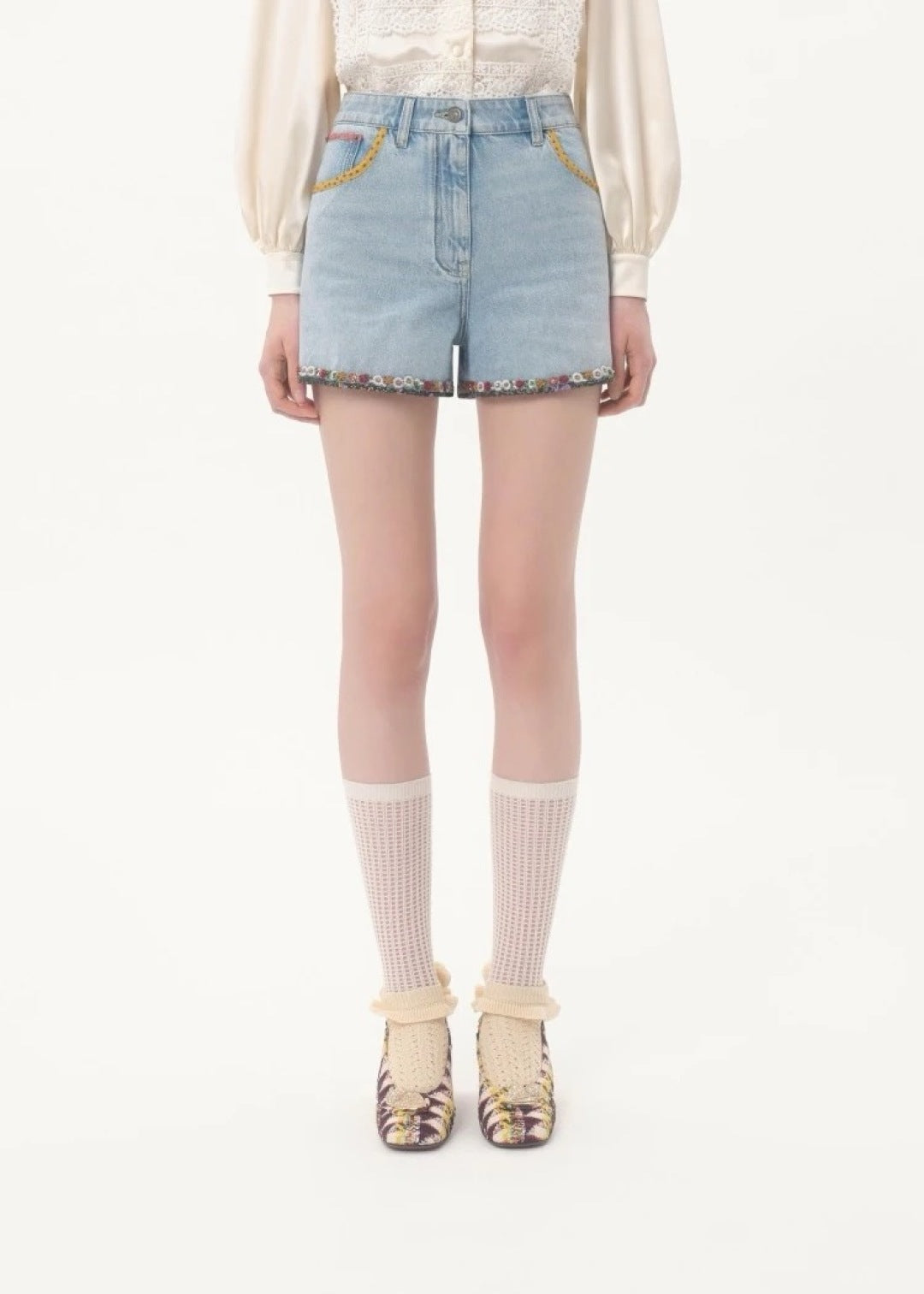 Valen 25fw denim short