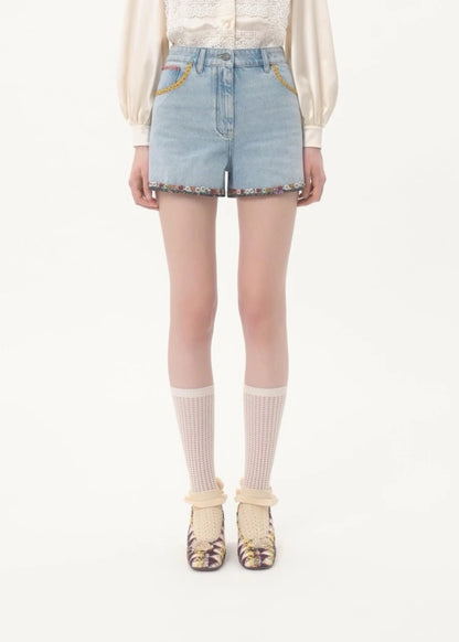 Valen 25fw denim short