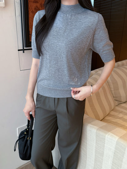 Loro 25fw knitted shirt