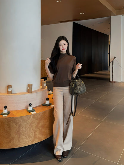 Loro 25fw knitted shirt