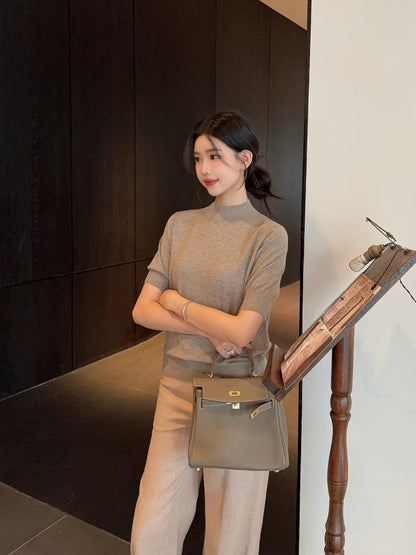 Loro 25fw knitted shirt