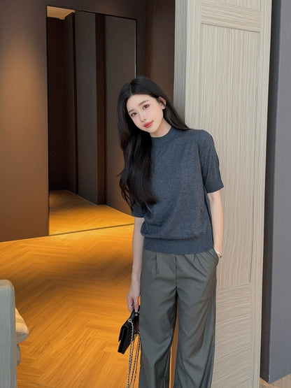 Loro 25fw knitted shirt