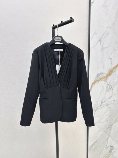 Max 25fw pleated blazer