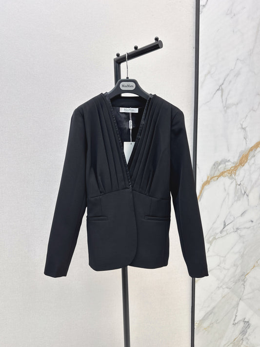 Max 25fw pleated blazer