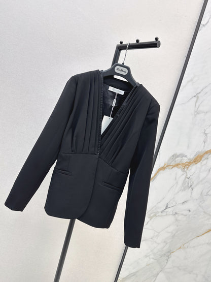 Max 25fw pleated blazer