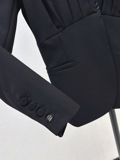 Max 25fw pleated blazer