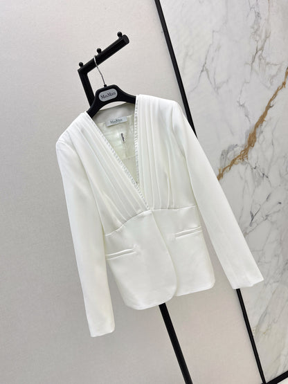 Max 25fw pleated blazer