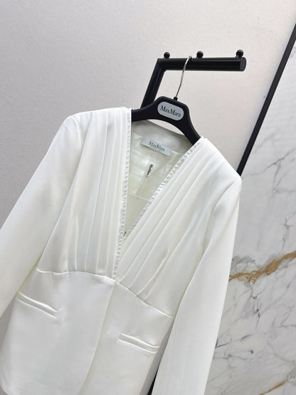 Max 25fw pleated blazer