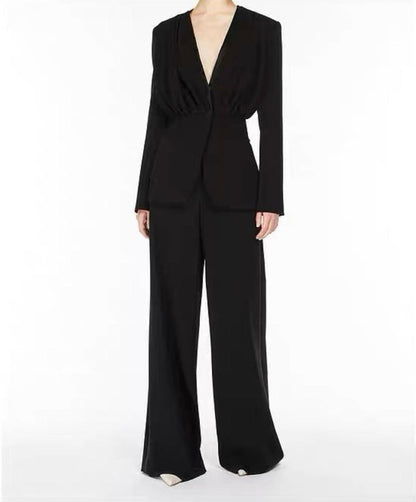 Max 25fw pleated blazer