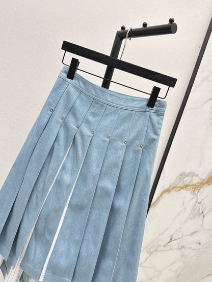 Miu 25fw denim skirt