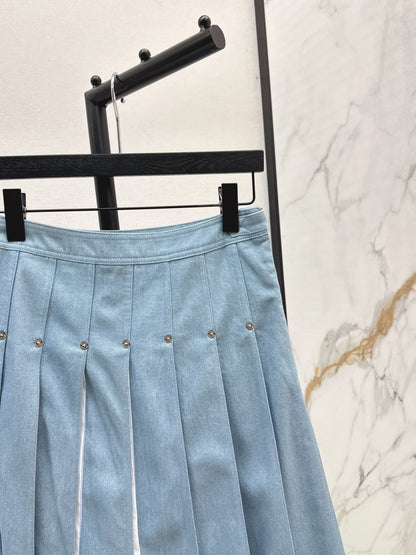 Miu 25fw denim skirt