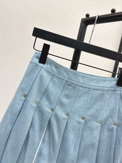 Miu 25fw denim skirt