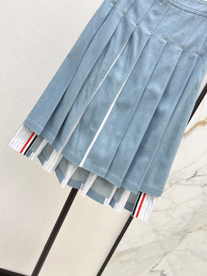 Miu 25fw denim skirt
