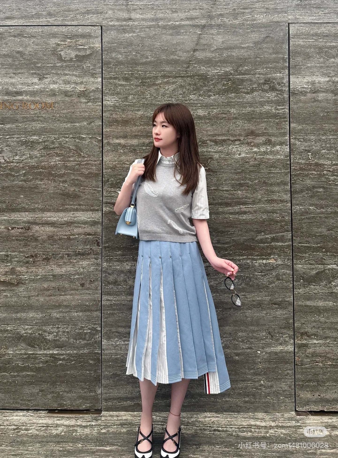 Miu 25fw denim skirt