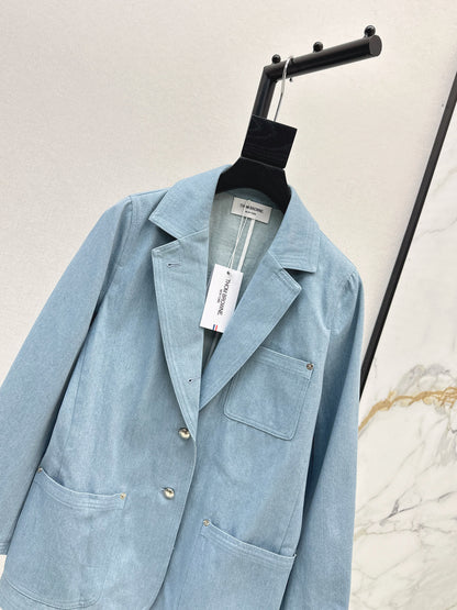Thom 25fw denim blazer