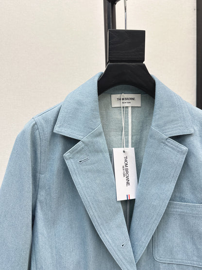 Thom 25fw denim blazer