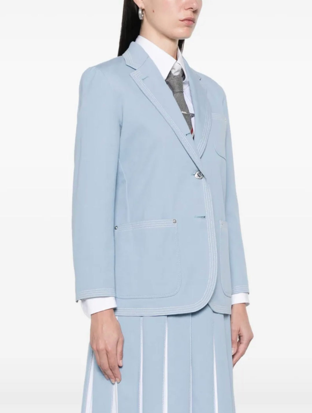 Thom 25fw denim blazer