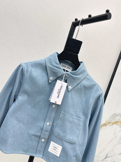 Thom 25fw denim shirt