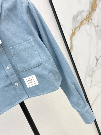 Thom 25fw denim shirt