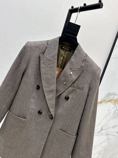 Loro 25fw Linen blazer