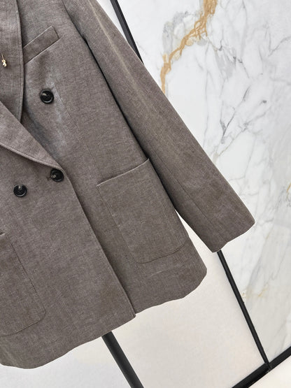 Loro 25fw Linen blazer