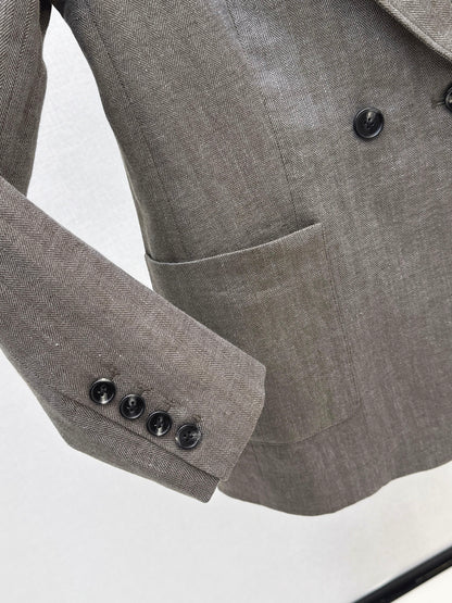 Loro 25fw Linen blazer