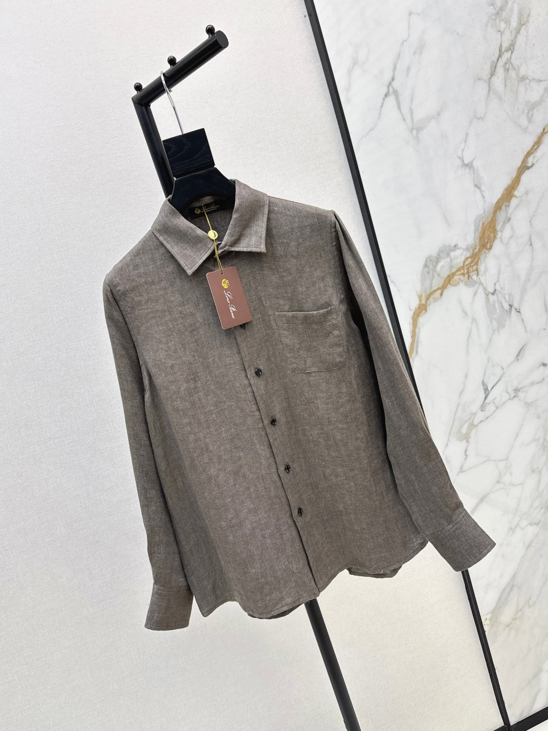 Loro 25fw linen shirt
