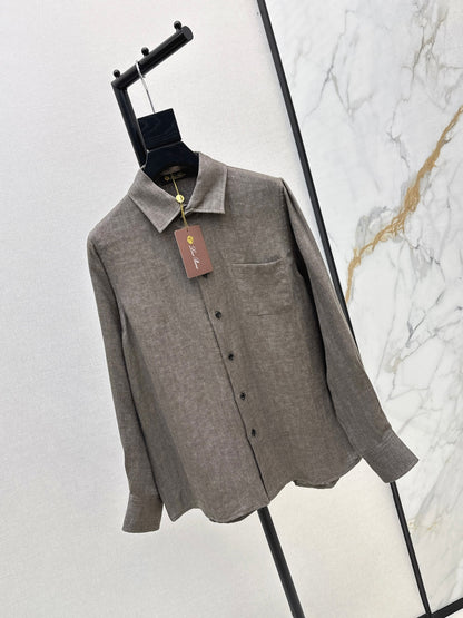 Loro 25fw linen shirt
