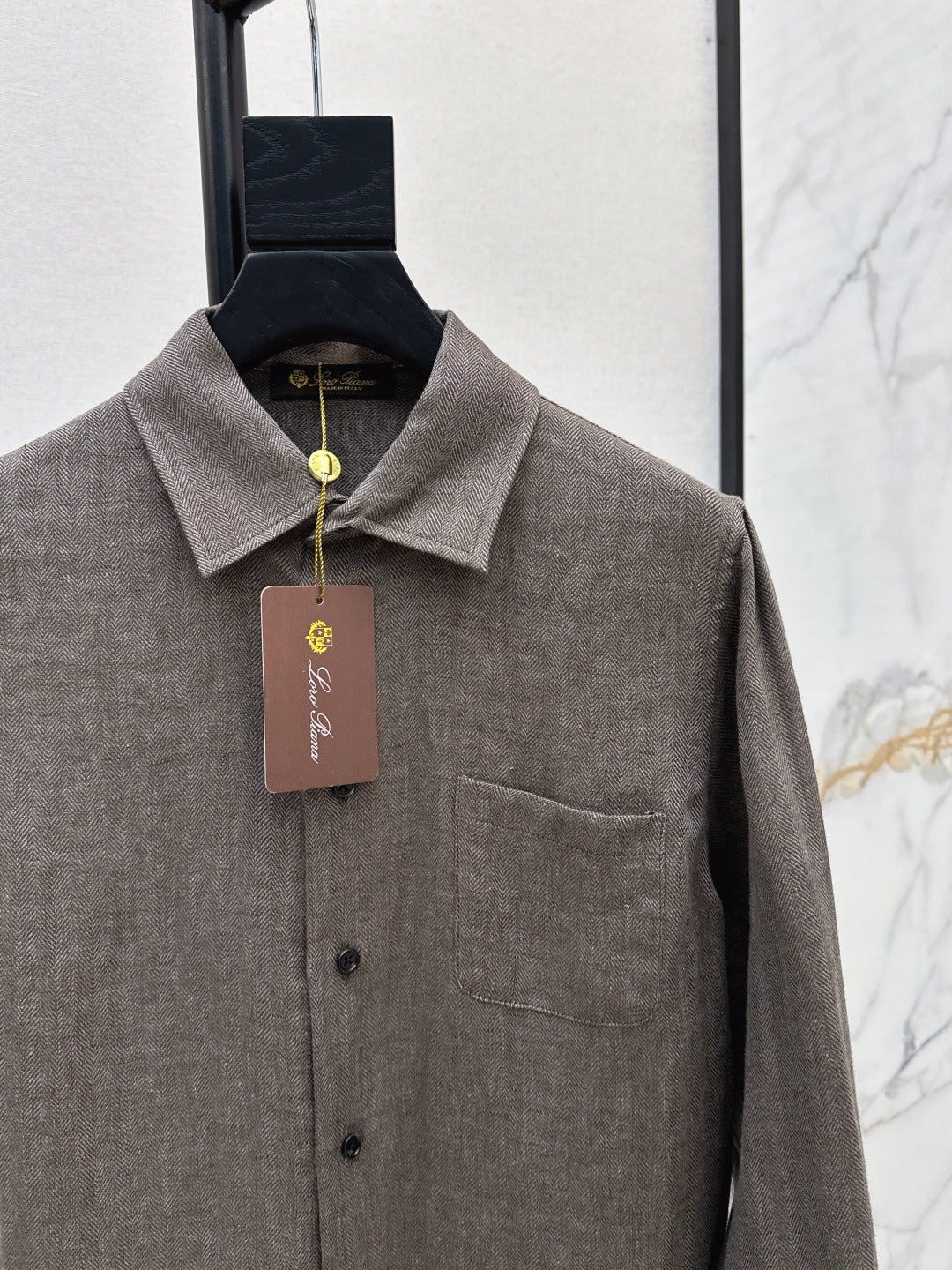 Loro 25fw linen shirt