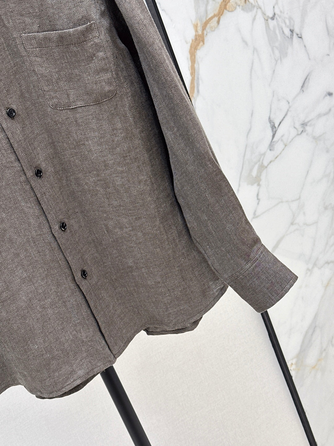 Loro 25fw linen shirt