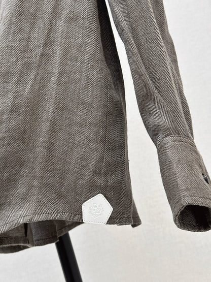 Loro 25fw linen shirt