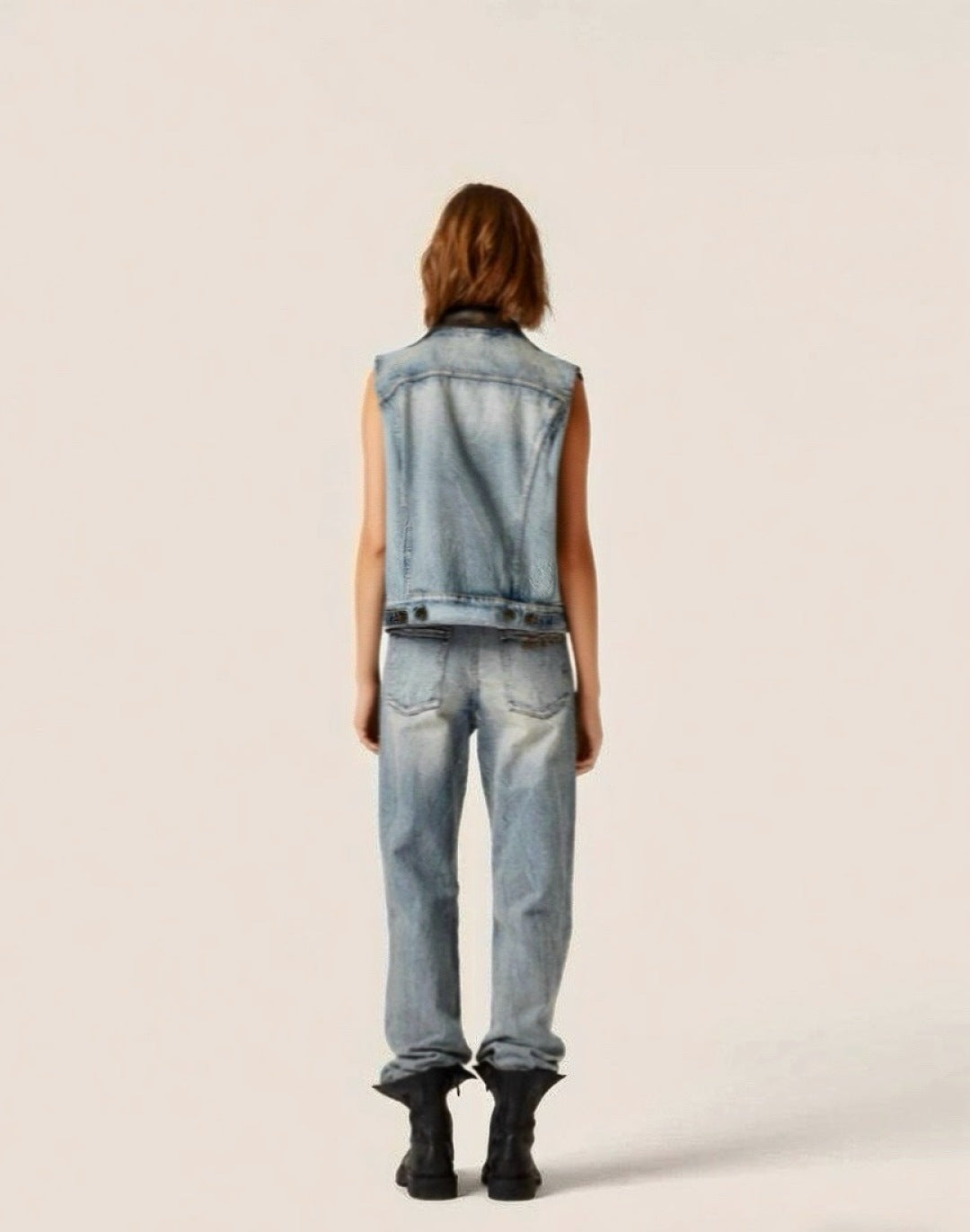 Miu 25fw denim vest