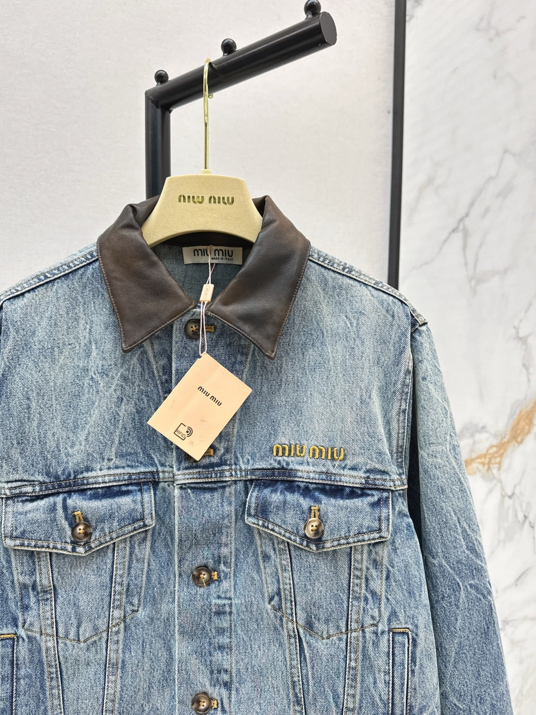Miu 25fw denim jacket