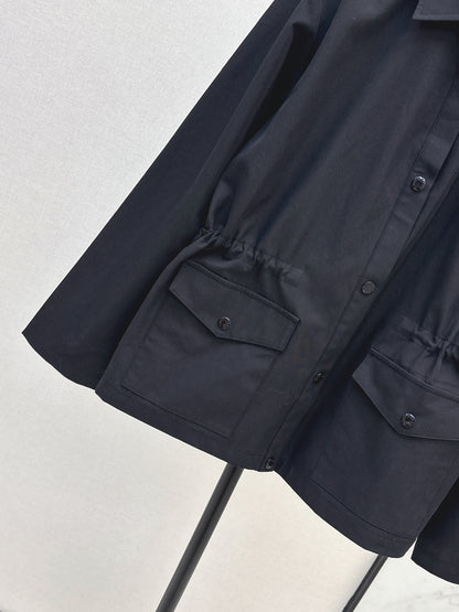 Monc 25fw drawstring jacket
