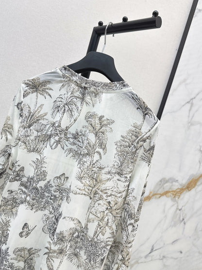 CD 25fw printed shirt