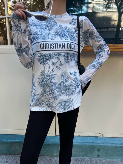 CD 25fw printed shirt