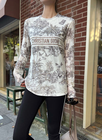 CD 25fw printed shirt