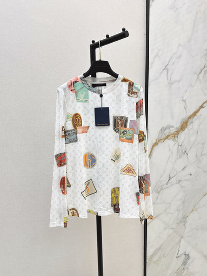 Louis 25fw printed shirt