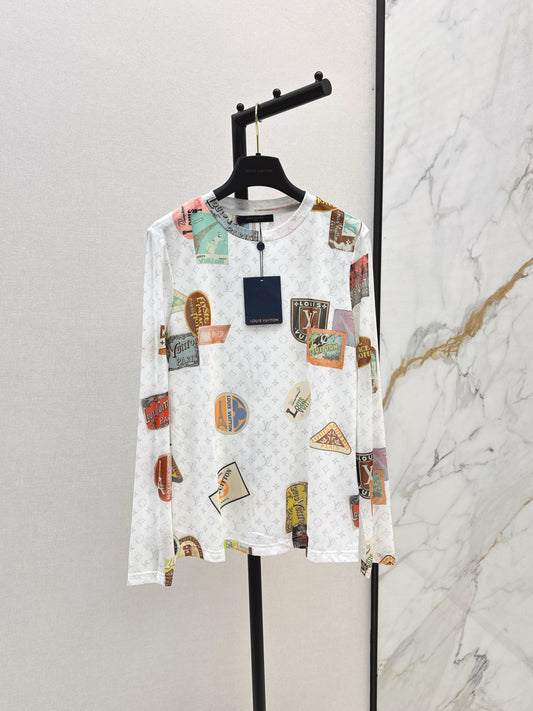 Louis 25fw printed shirt