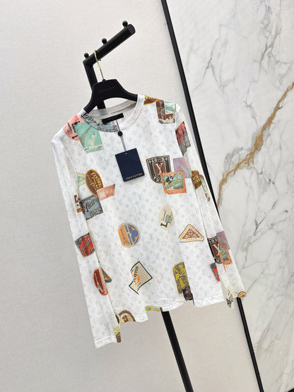 Louis 25fw printed shirt