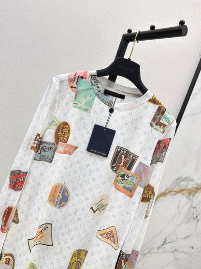 Louis 25fw printed shirt